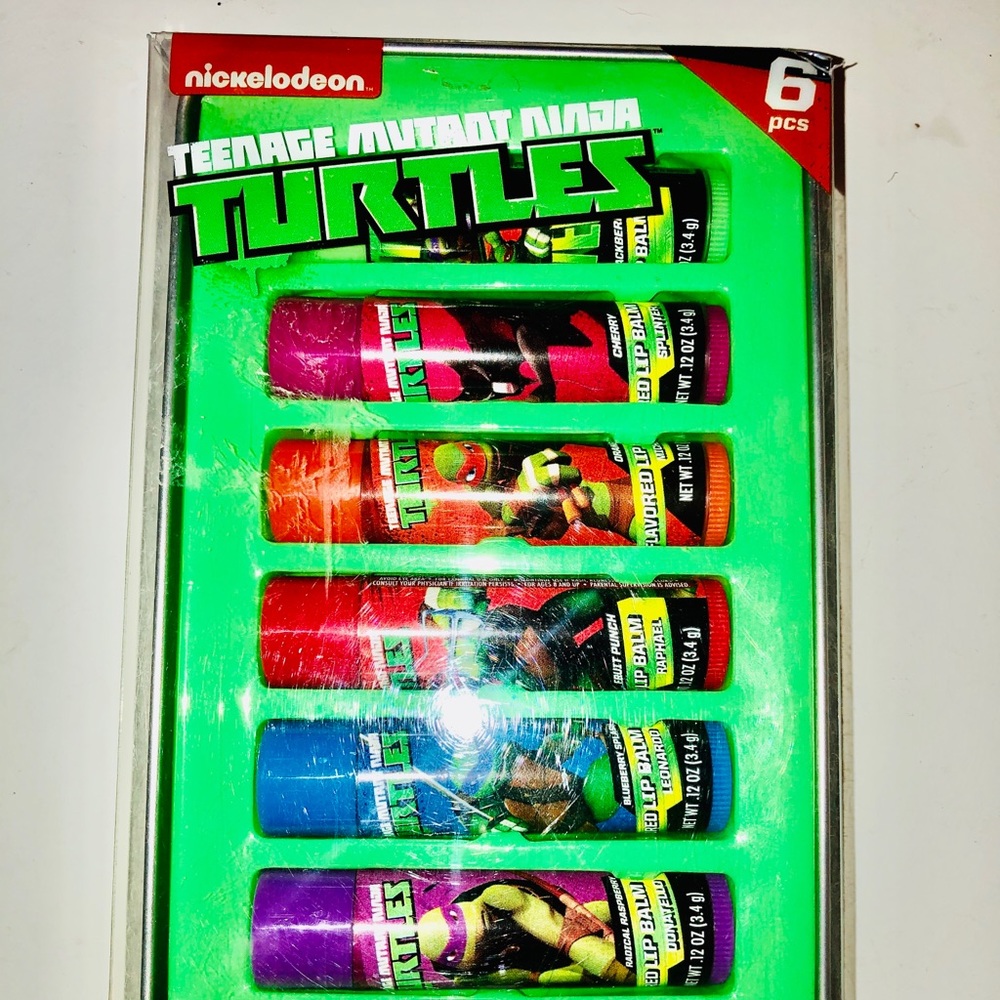 Nickelodeon TNMT 6 piece lip balm set